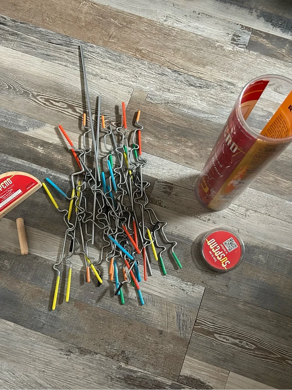 Melissa & Doug Suspend Balance Game Tube - Red and Yellow